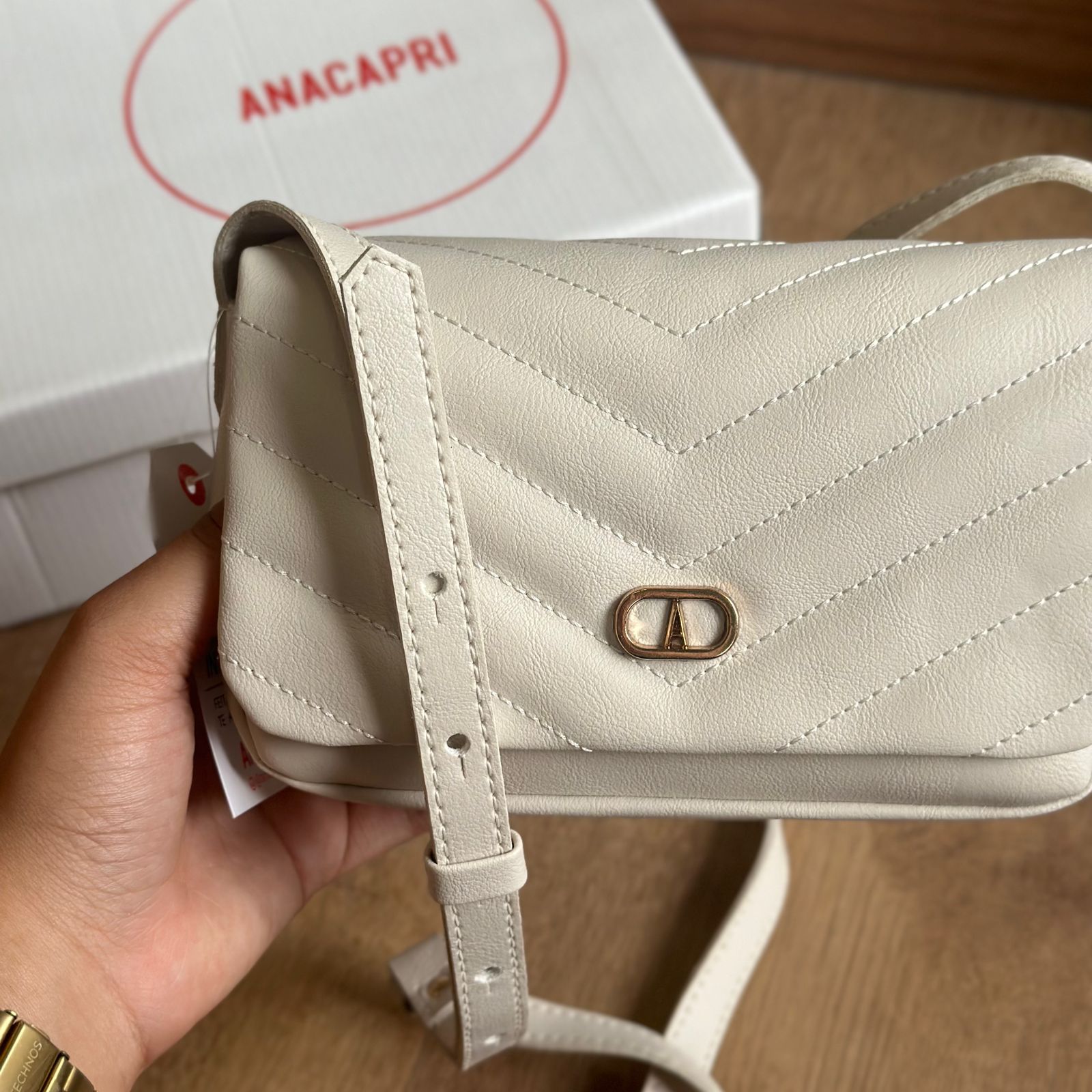 Bolsa Ana Capri Crossbody Matelassê C500160586