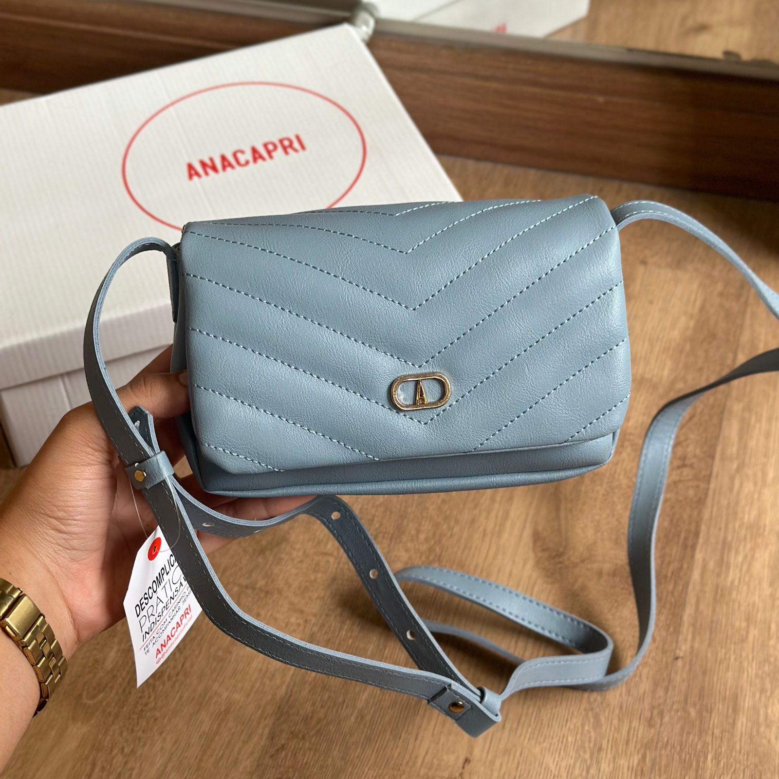 Bolsa Ana Capri Crossbody Matelassê C500160586