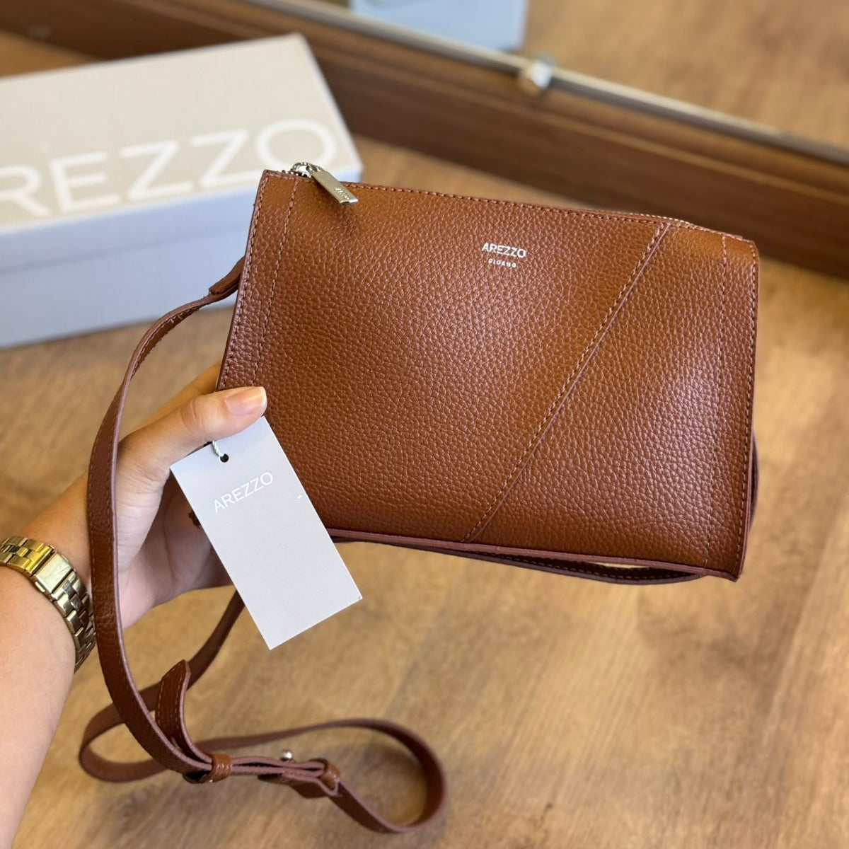 Bolsa Arezzo Elegância Noir A5003401000001